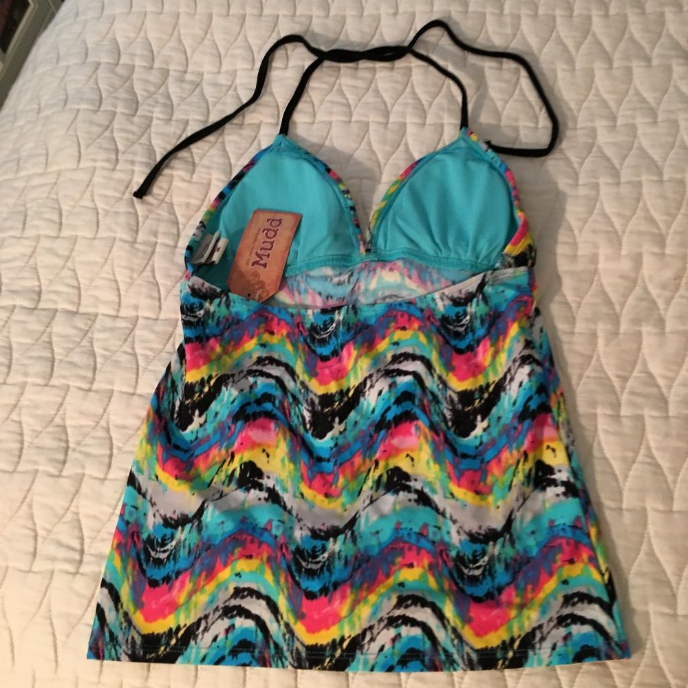 NEW 🎉 HOST PICK 🎉 Mudd Tie Dye Wave Tankini - Picture 5 of 10